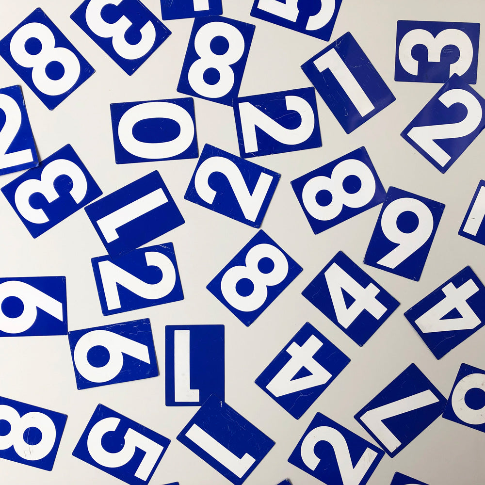 9 Inch American Gas Station Numbers