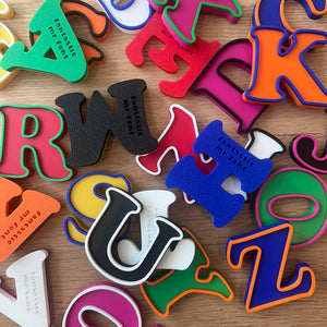 Retro Vintage Styled Letter Keyrings