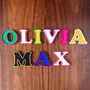 Retro Vintage Styled Letter Keyrings