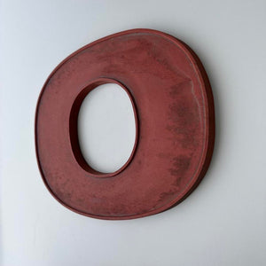 O - 9 Inch Wooden Factory Shop Letter