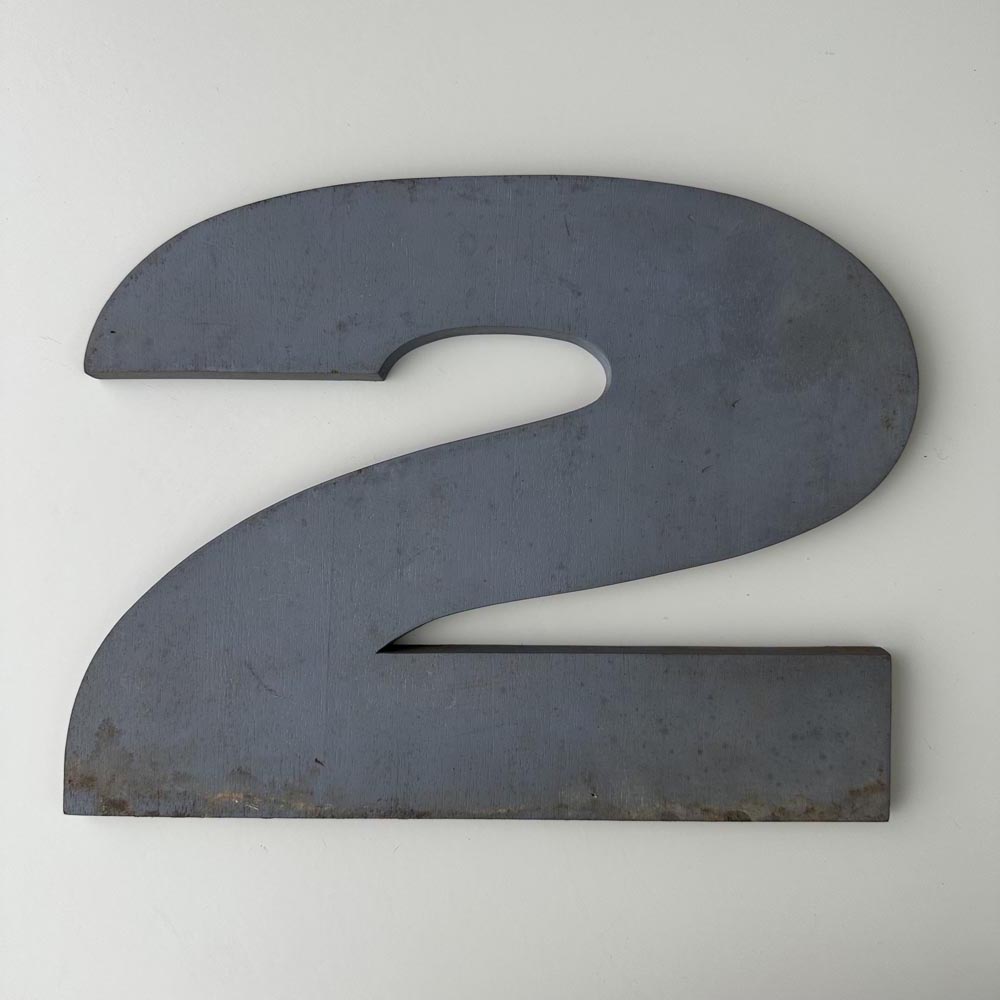 2 - 9 Inch Wooden Factory Shop Letter