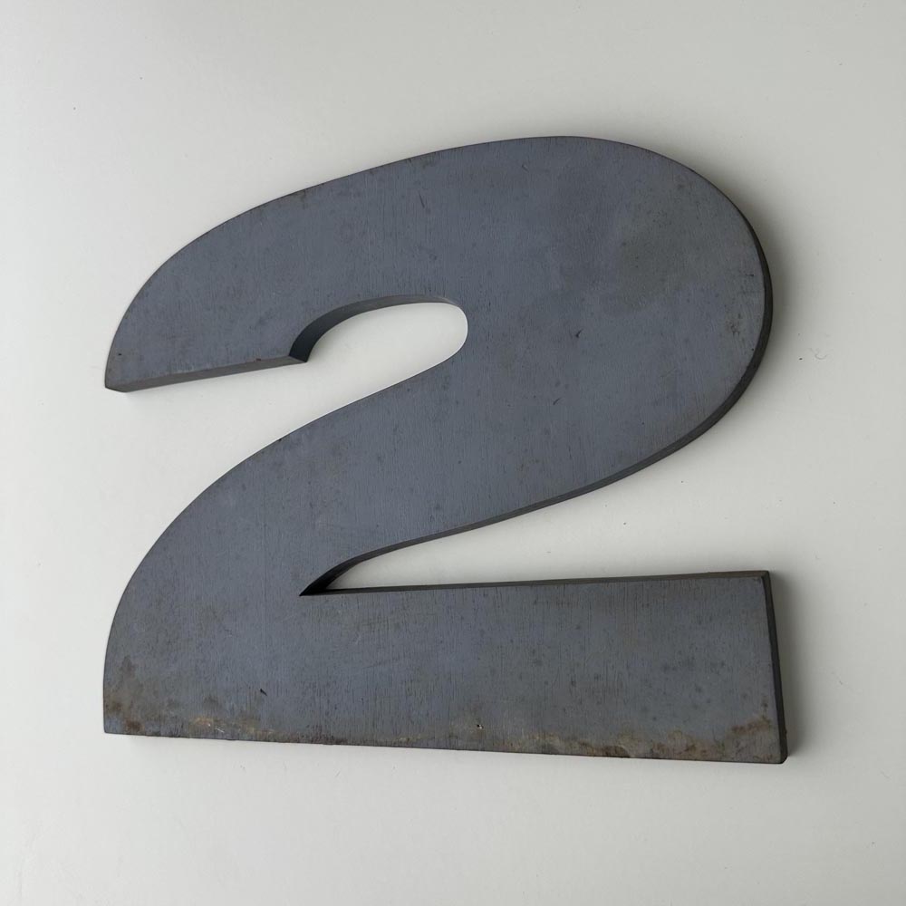 2 - 9 Inch Wooden Factory Shop Letter