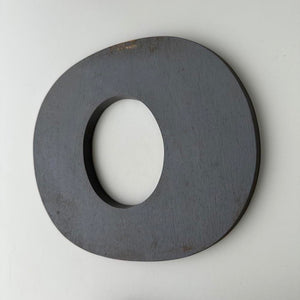 O - 9 Inch Wooden Factory Shop Letter