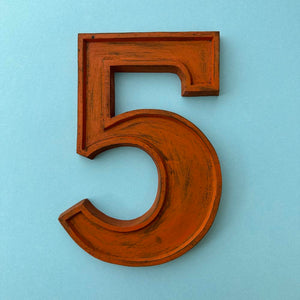 5 - 10 Inch Wooden Factory Shop Letter