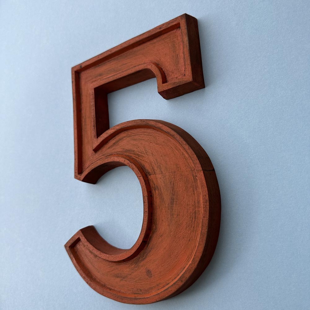 5 - 10 Inch Wooden Factory Shop Letter