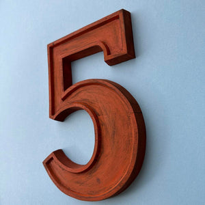 5 - 10 Inch Wooden Factory Shop Letter