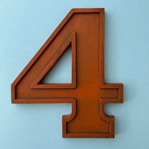 4 - 10 Inch Wooden Factory Shop Letter