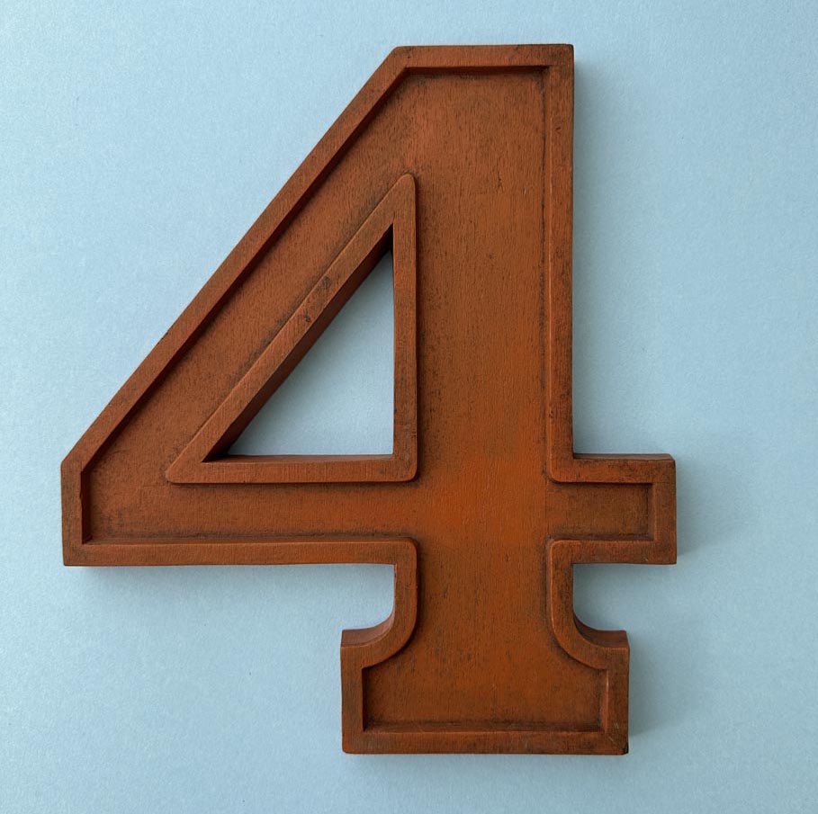 4 - 10 Inch Wooden Factory Shop Letter
