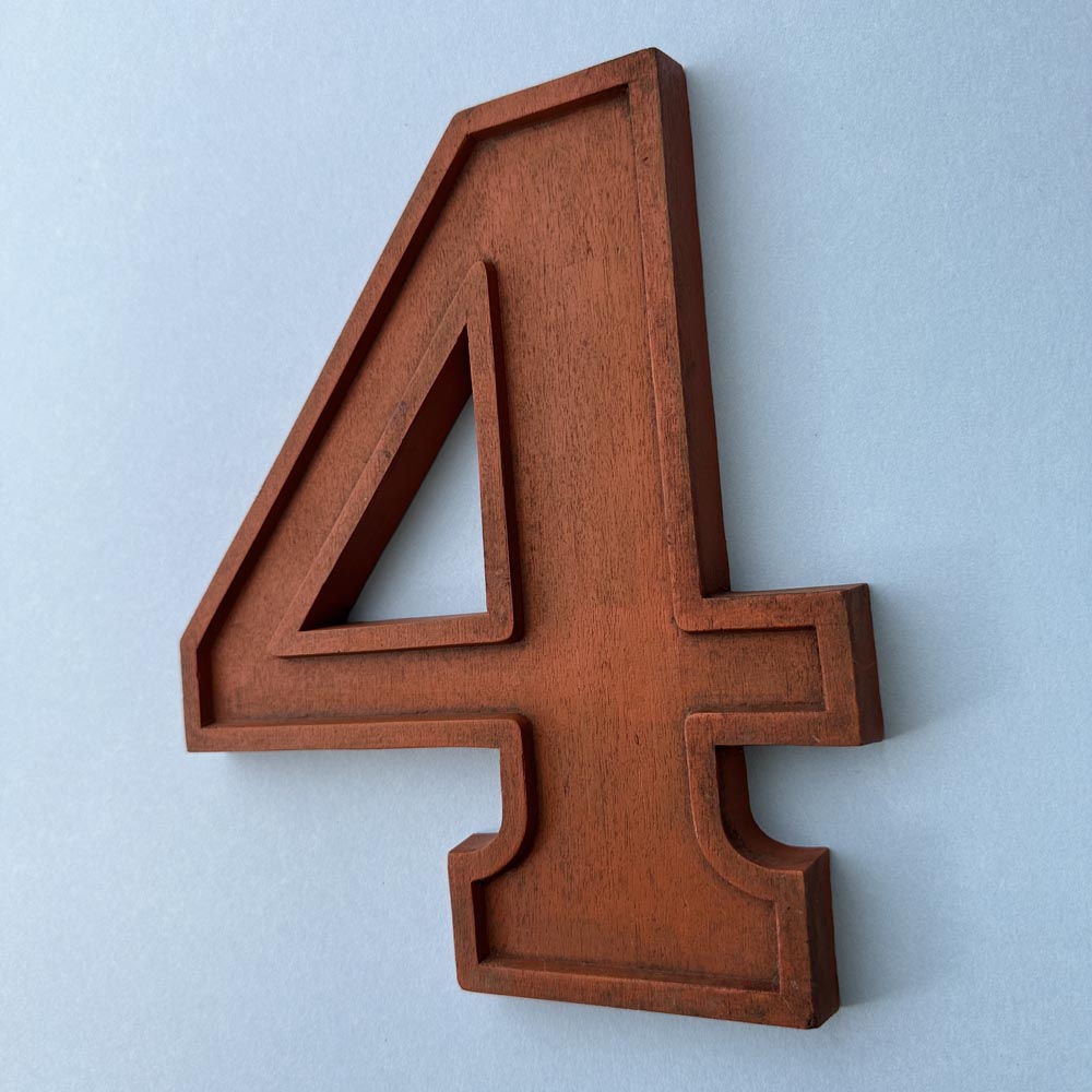 4 - 10 Inch Wooden Factory Shop Letter