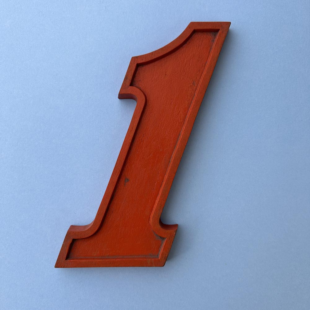 1 - 10 Inch Wooden Factory Shop Letter