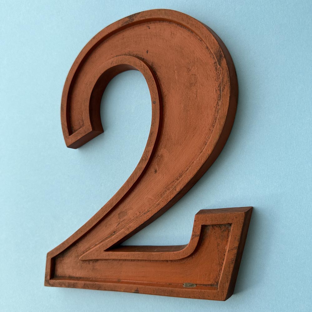 2 - 10 Inch Wooden Factory Shop Letter