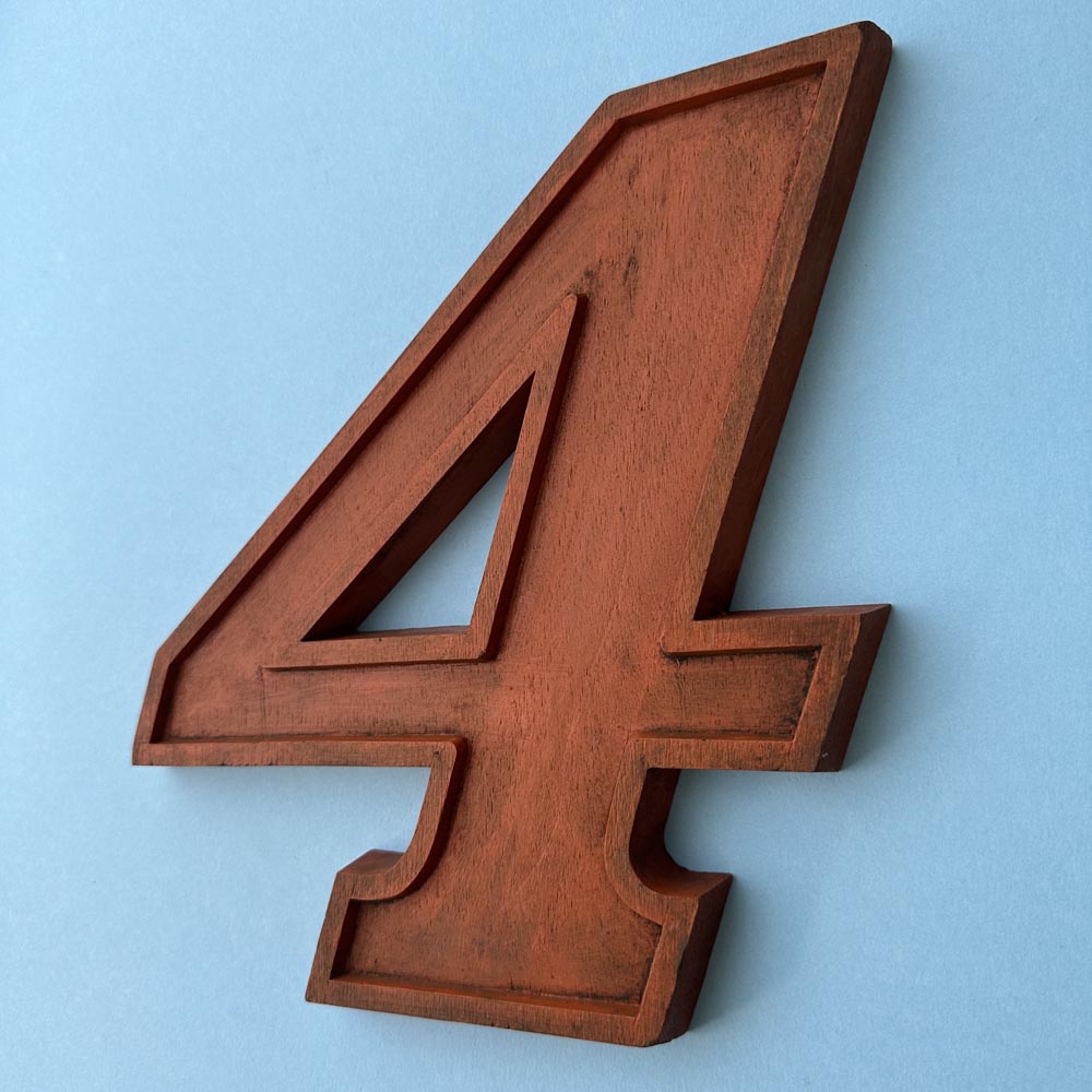 4 - 10 Inch Wooden Factory Shop Letter