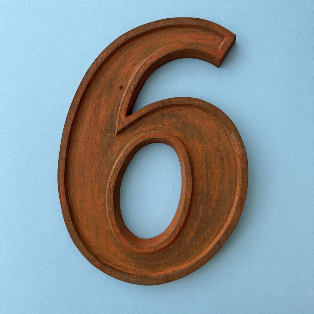 6 - 10 Inch Wooden Factory Shop Letter