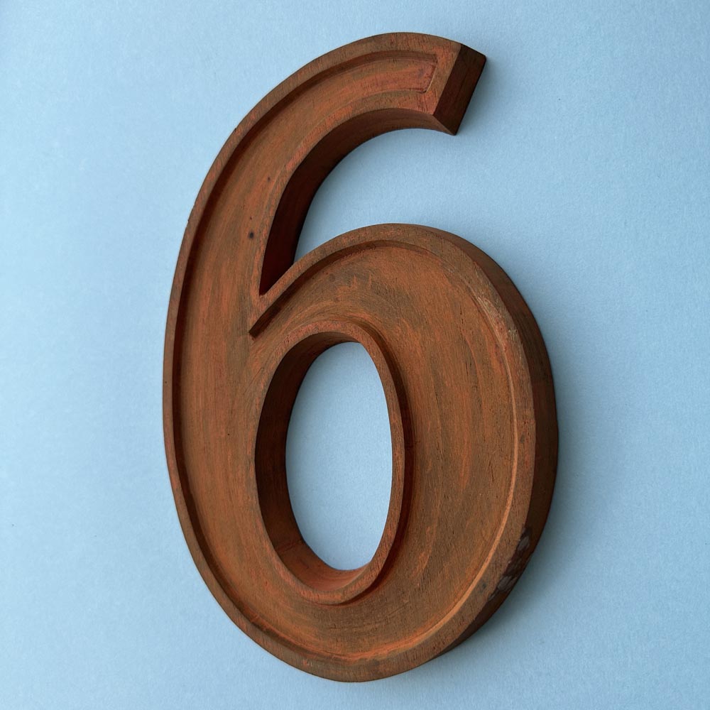 6 - 10 Inch Wooden Factory Shop Letter