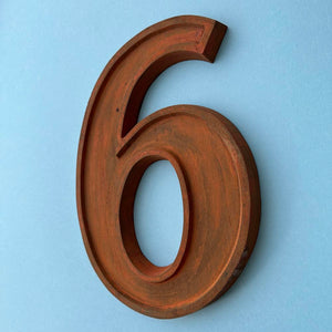 6 - 10 Inch Wooden Factory Shop Letter
