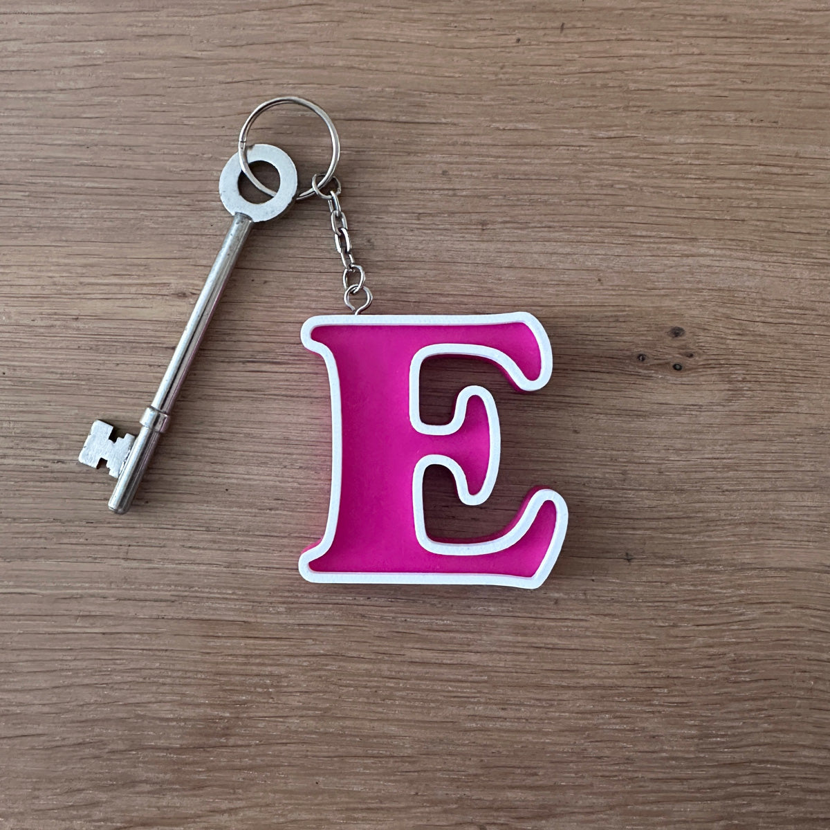 Retro Vintage Styled Letter Keyrings