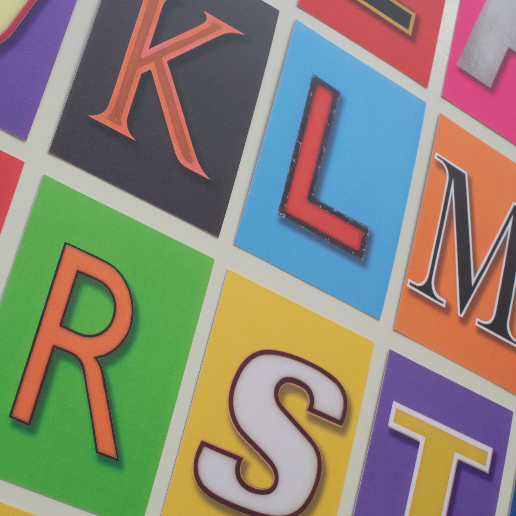 Vintage Letter & Number Postcards