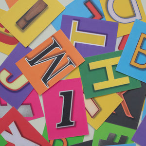 Vintage Letter & Number Postcards