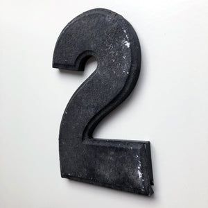 8 Inch American Wagner Cinema Marquee Metal Number