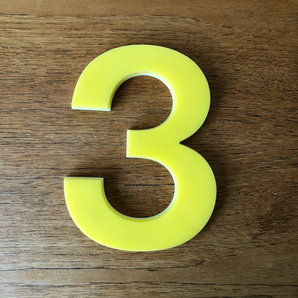 Medium Perspex Number