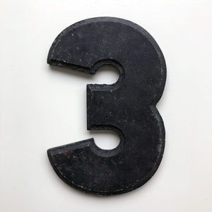 8 Inch American Wagner Cinema Marquee Metal Number