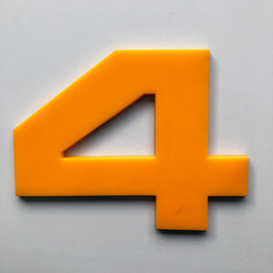 Large Letter Solid Perspex