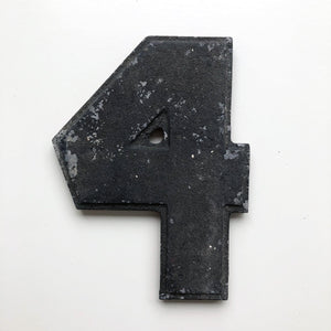 8 Inch American Wagner Cinema Marquee Metal Number