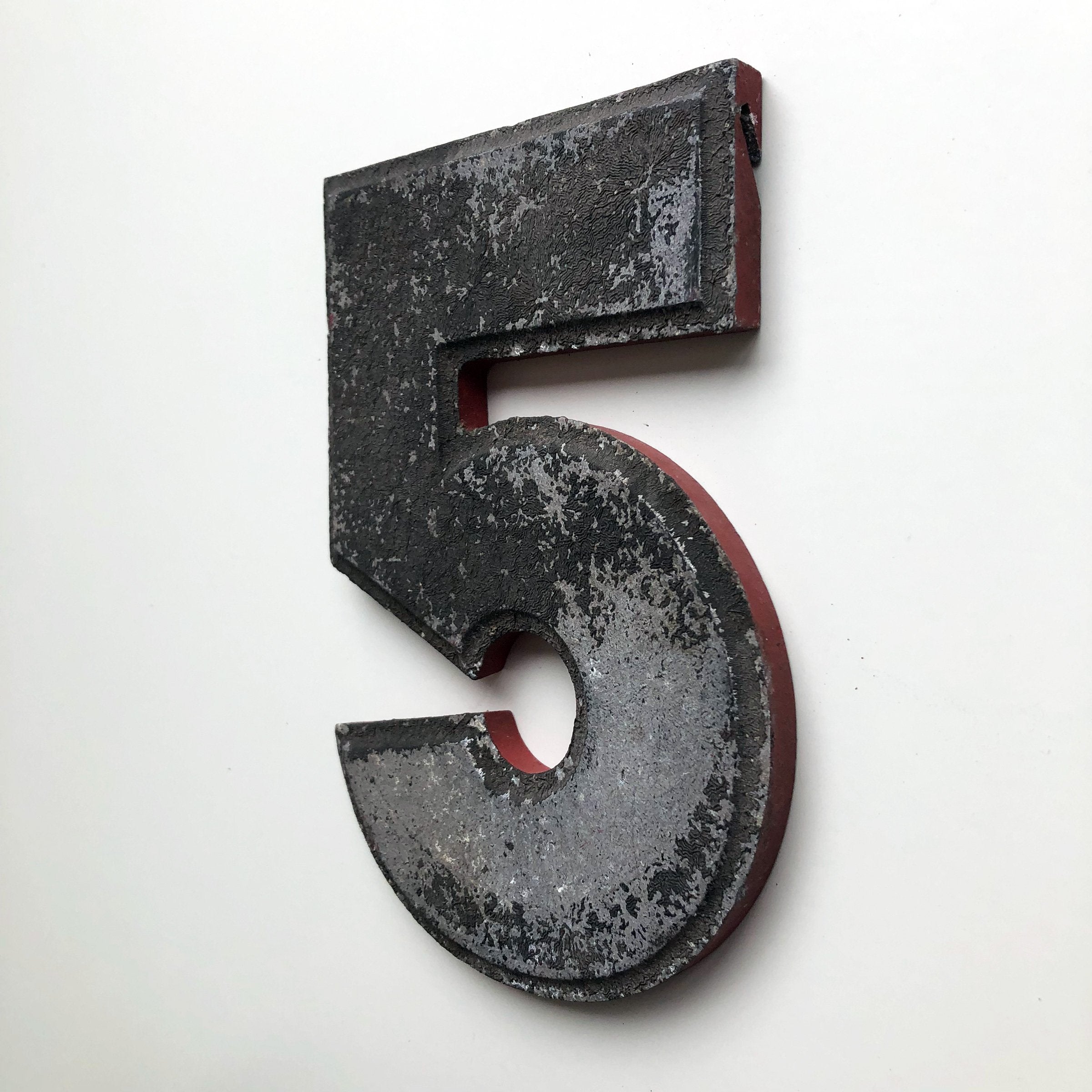 8 Inch American Wagner Cinema Marquee Metal Number
