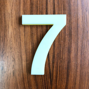 Medium Perspex Number
