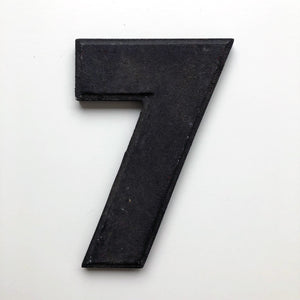 8 Inch American Wagner Cinema Marquee Metal Number