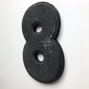 8 Inch American Wagner Cinema Marquee Metal Number