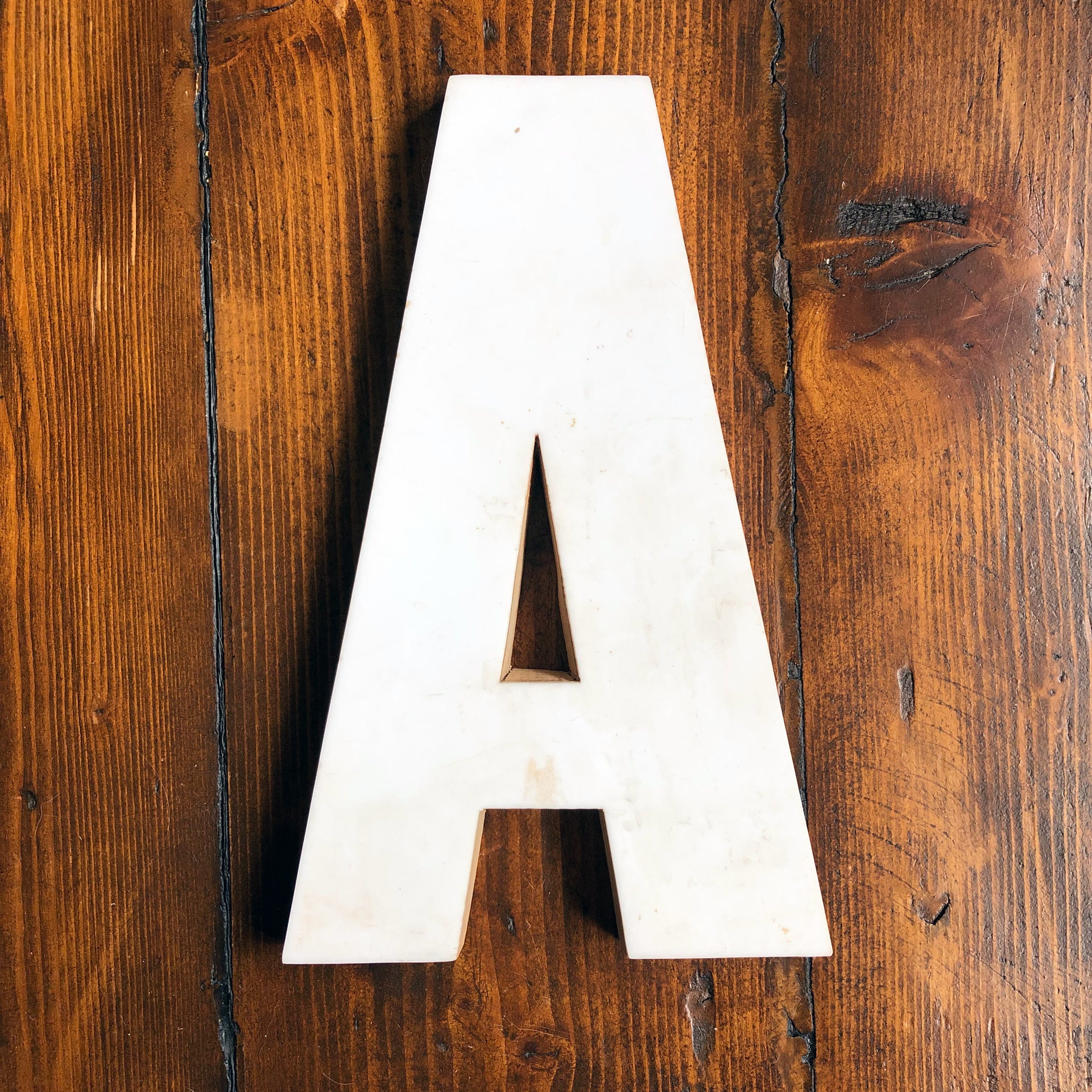 Medium Factory Shop Letter Ply Wood & Perspex