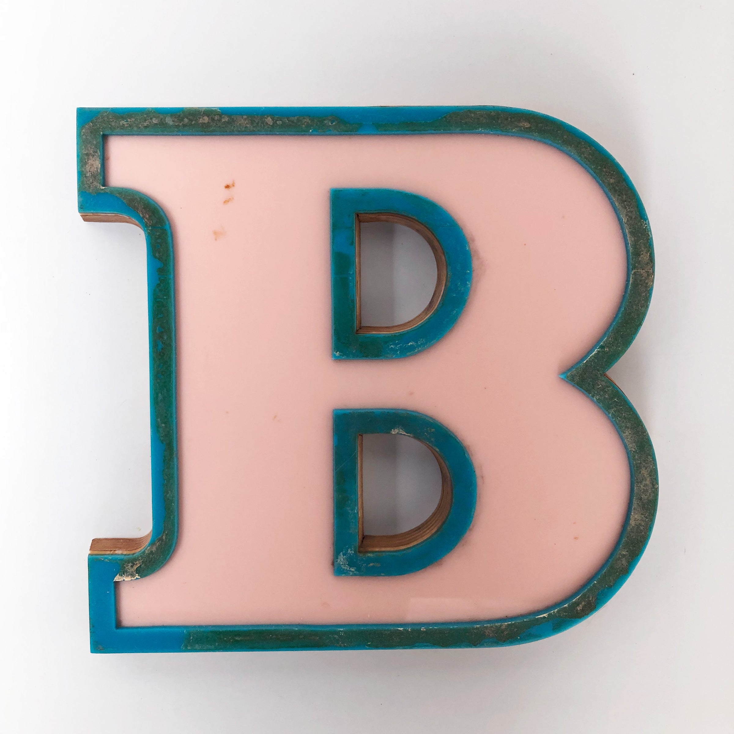 Medium Factory Shop Letter Ply Wood & Perspex