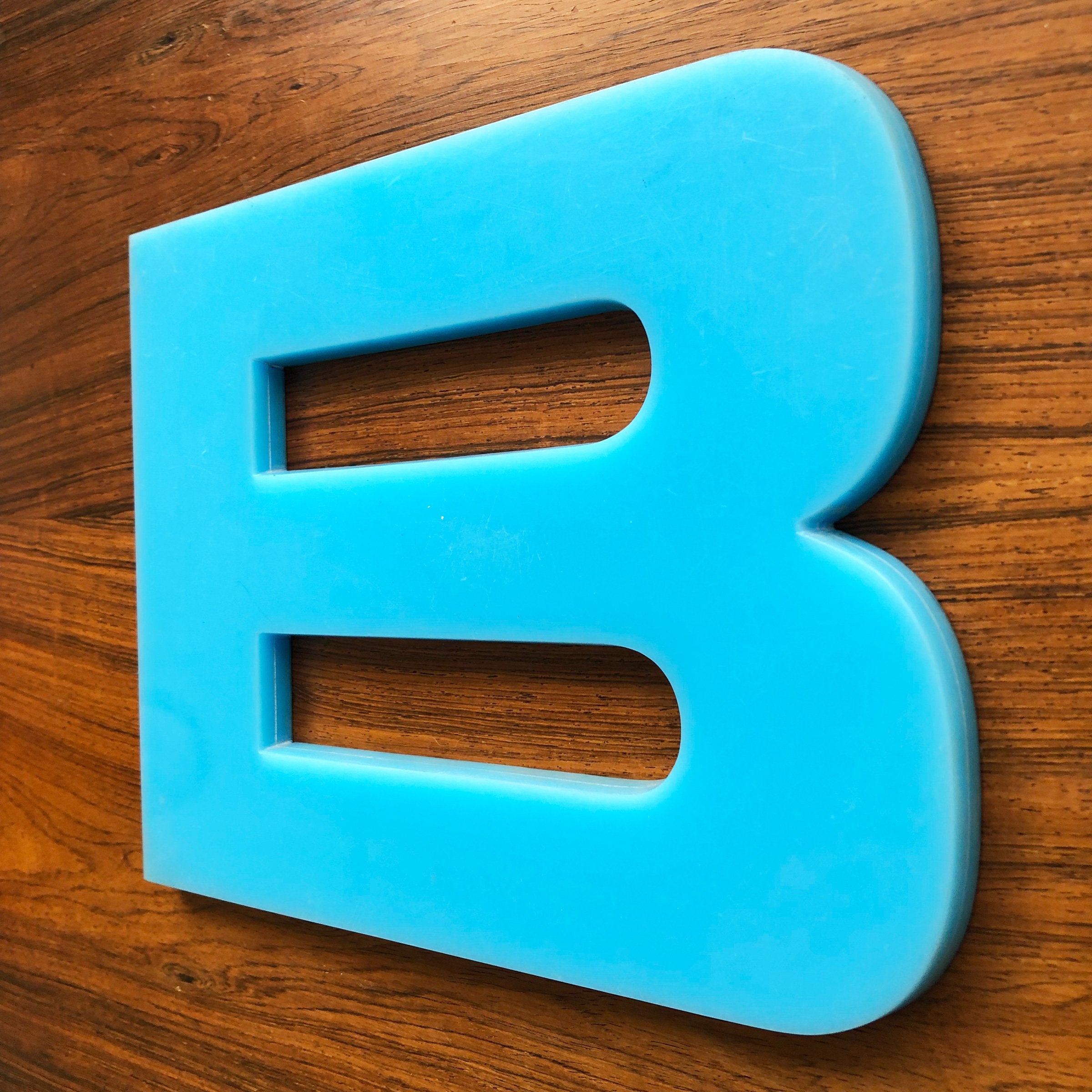 Large Letters and Numbers Solid Perspex