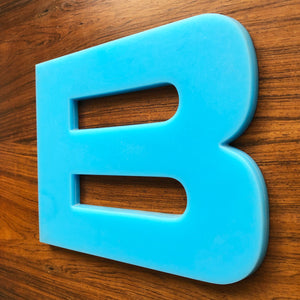Large Letters and Numbers Solid Perspex
