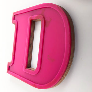Medium Factory Shop Letter Ply Wood & Perspex