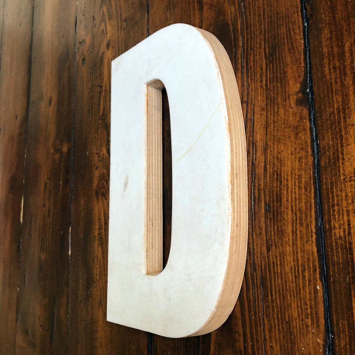 Medium Factory Shop Letter Ply Wood & Perspex