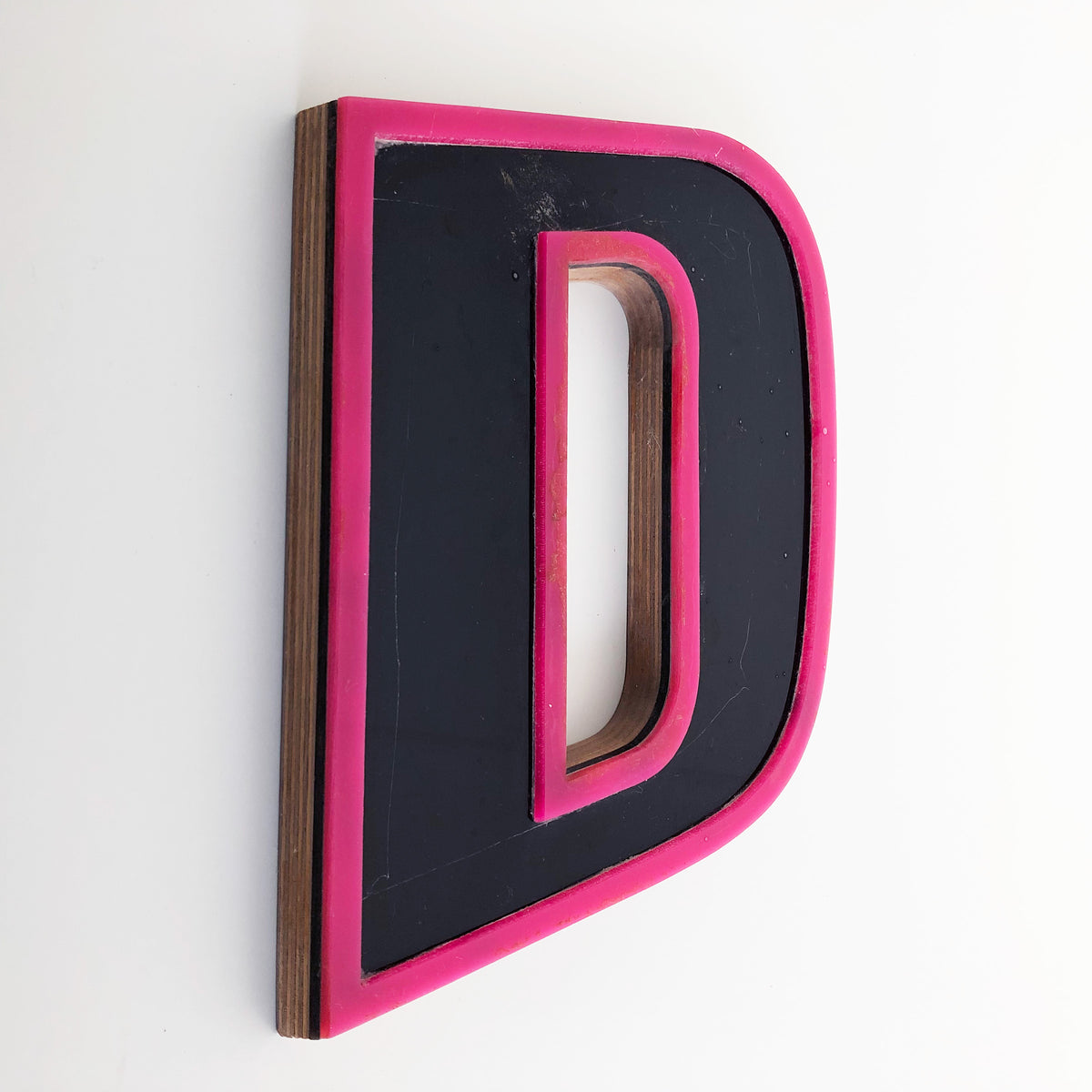 Medium Factory Shop Letter Ply Wood & Perspex