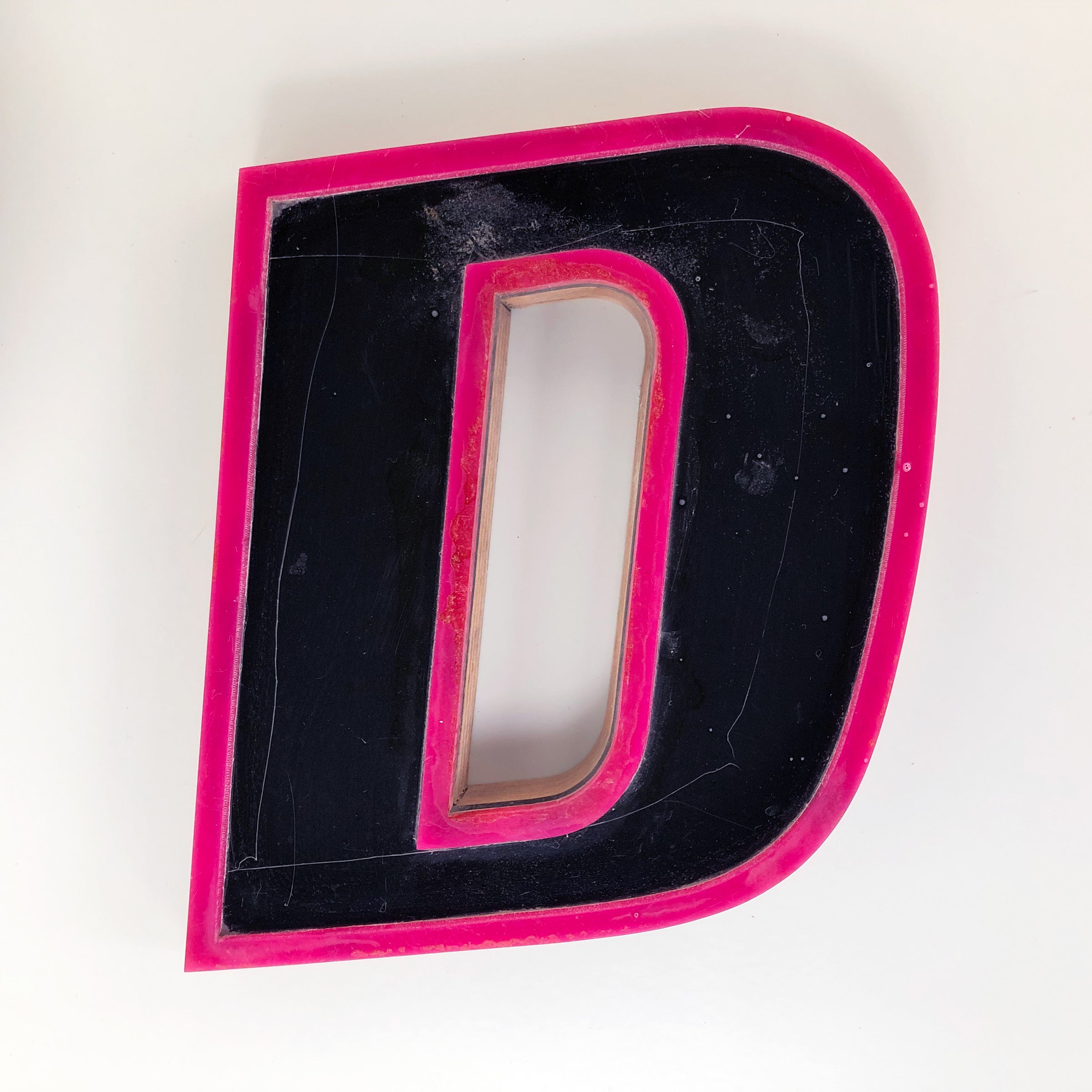 Medium Factory Shop Letter Ply Wood & Perspex
