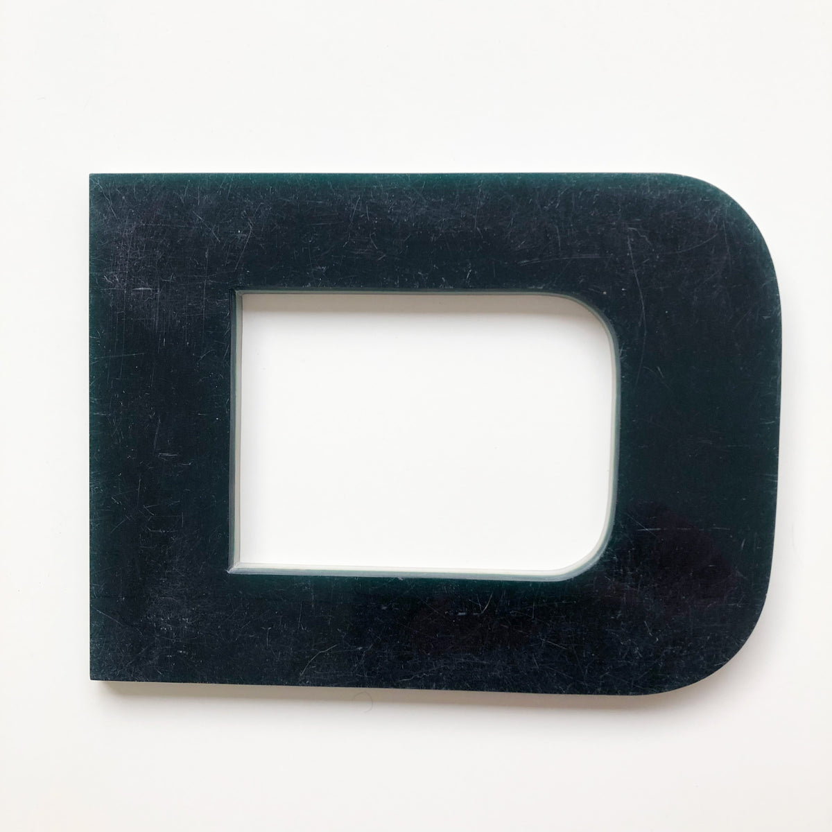 D - Large Letter Solid Perspex