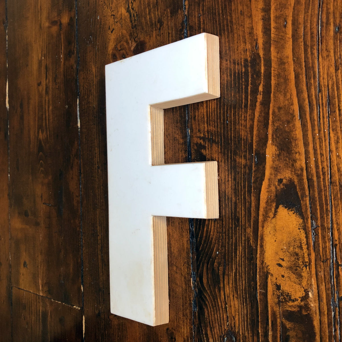 Medium Factory Shop Letter Ply Wood & Perspex