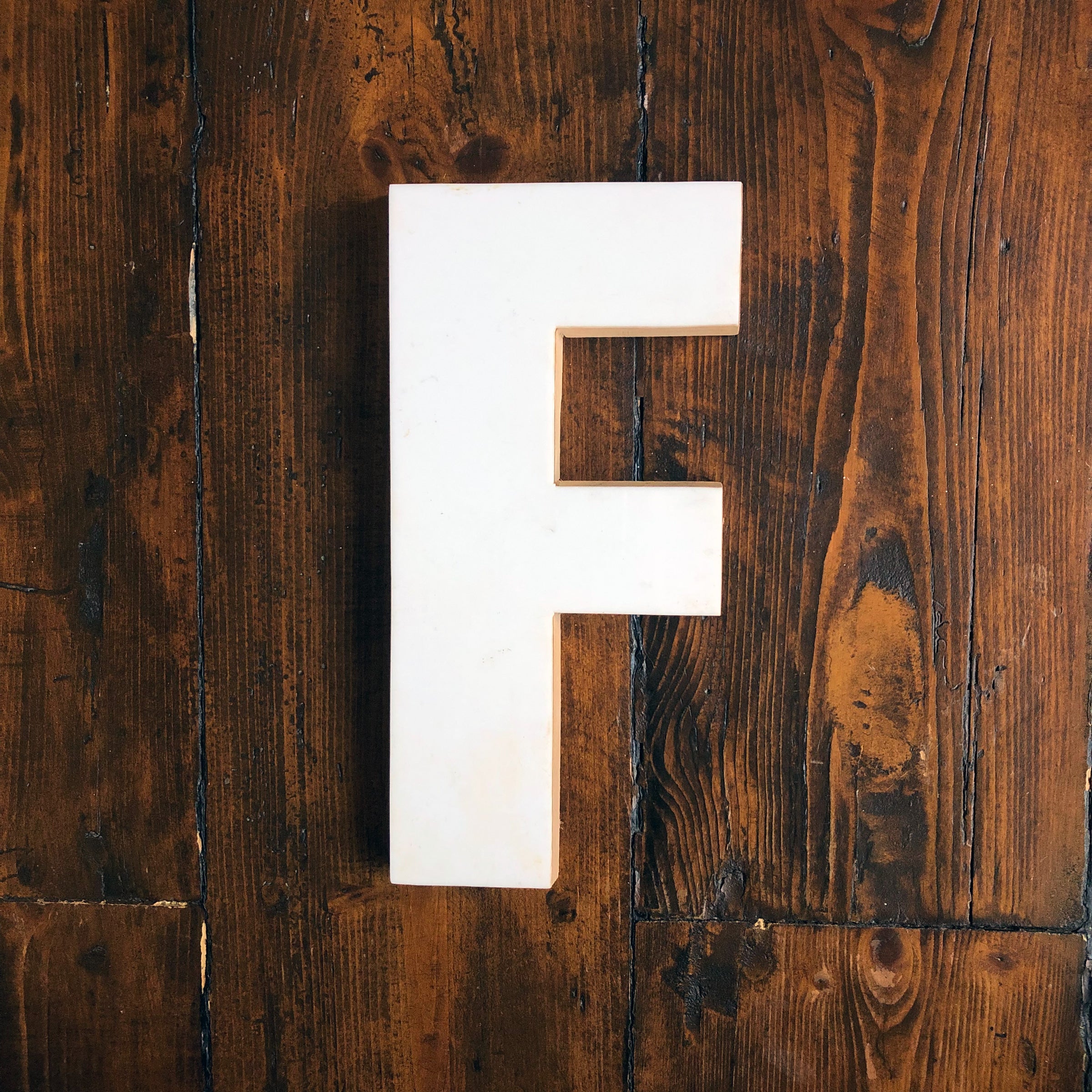 Medium Factory Shop Letter Ply Wood & Perspex