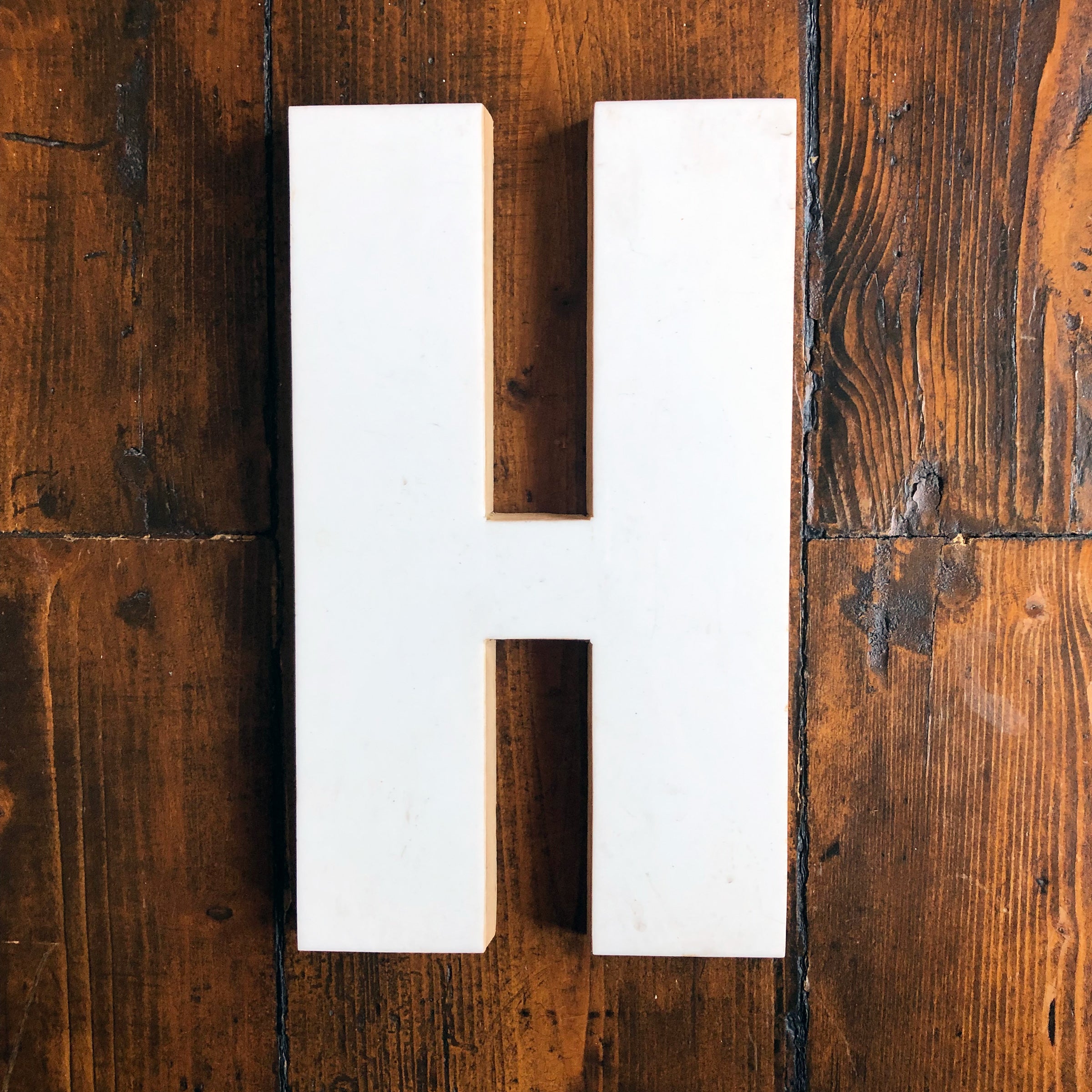 Medium Factory Shop Letter Ply Wood & Perspex
