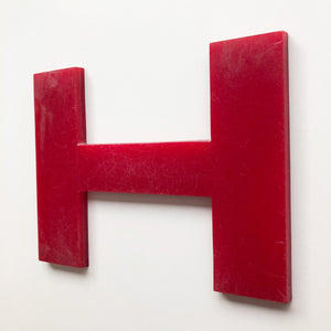 Large Letters and Numbers Solid Perspex