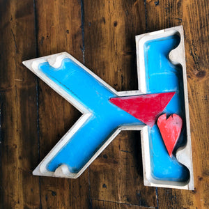 Large Letter Ply and Perspex