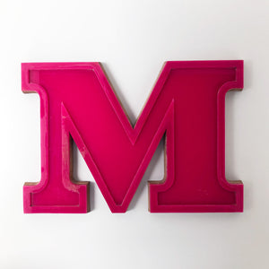 Medium Factory Shop Letter Ply Wood & Perspex