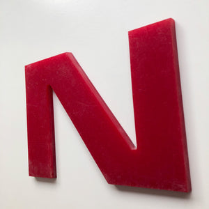 Large Letters and Numbers Solid Perspex