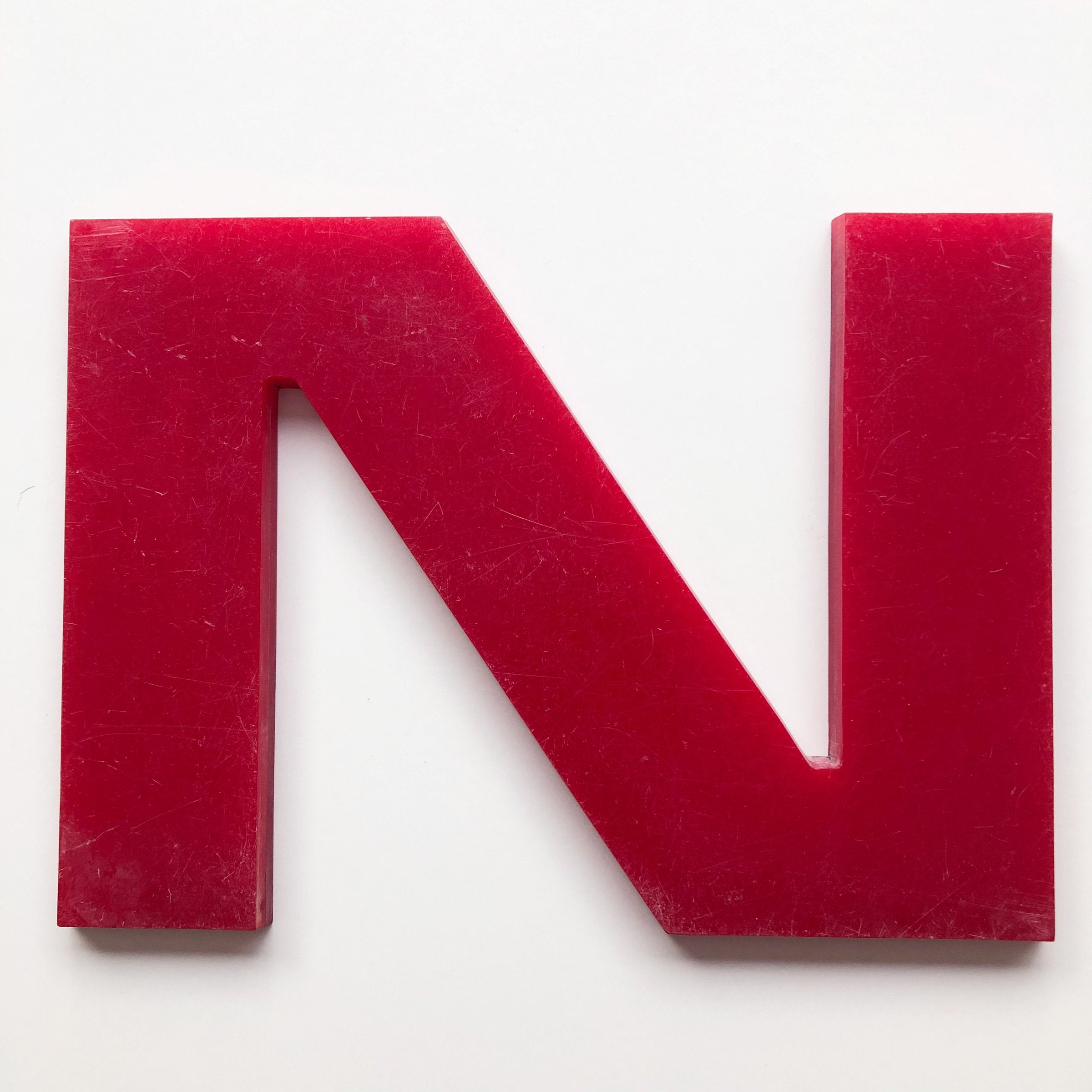 Large Letters and Numbers Solid Perspex