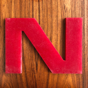 Large Letters and Numbers Solid Perspex