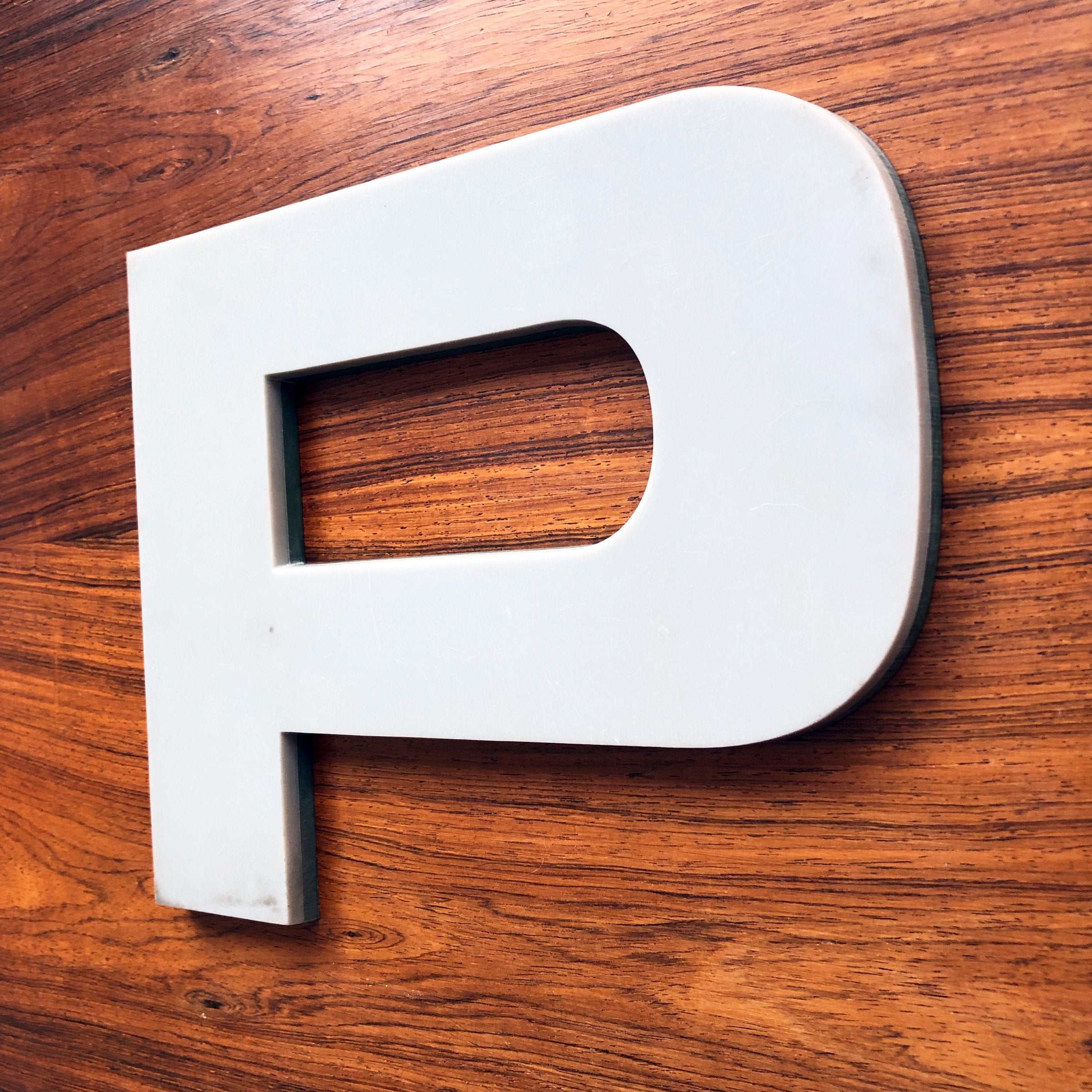 Large Letter Solid Perspex